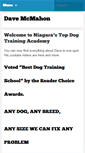 Mobile Screenshot of davemcmahon.ca
